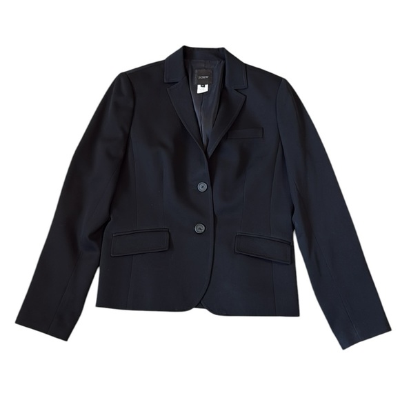 J. Crew 100% Wool Suiting Jacket Blazer Lined Two-Button Pockets Lightweight 10 - Picture 12 of 12